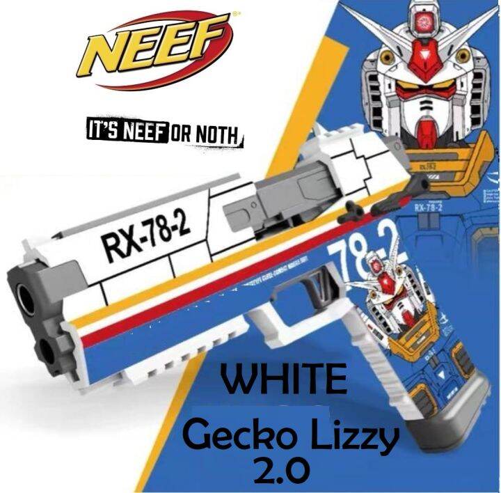 2021 New Gecko Lizzy Version 2.0 nerf Slide lock injection molded