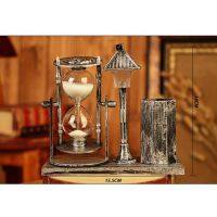 Hourglass Sandpen Holder Lamp Desktop Decor Ledquicksand Street Ornamenttimer