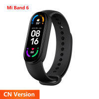 [COD]Xiaomi Mi band 6เชื่อมต่อสร้อยข้อมือรุ่นสากล, หน้าจอ AMOLED 1.56นิ้ว, เครื่องวัดอัตราการเต้นหัวใจ, การวัดการออกกำลังกาย, บลูทูธ, กันน้ำ5เมตร, ATM