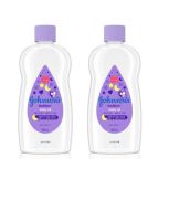 ( มีคูปองส่งฟรี/ 300 มล   จอห์นสัน เบบี้ออยล์ เบดไทม์ Johnson Baby Oil Bedtime 300 ml. เบบี้ออย ขวดสีม่วง จอนสันออย บำรุงผิว