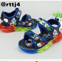 rttj4 ✤♞✙ boys shoes 2-7 years old superman flash light childrens sandals boys