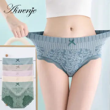 High-waisted underwear, sexy lace women's tummy control, hip lifting, tummy  control for fat mm, comfortable