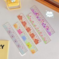 ☸♗☼ Durable School Supplies Innovative Cute Ruler Student Fun Cartoon Ruler Educational Supplies Cartoon Scale Study Ruler Office