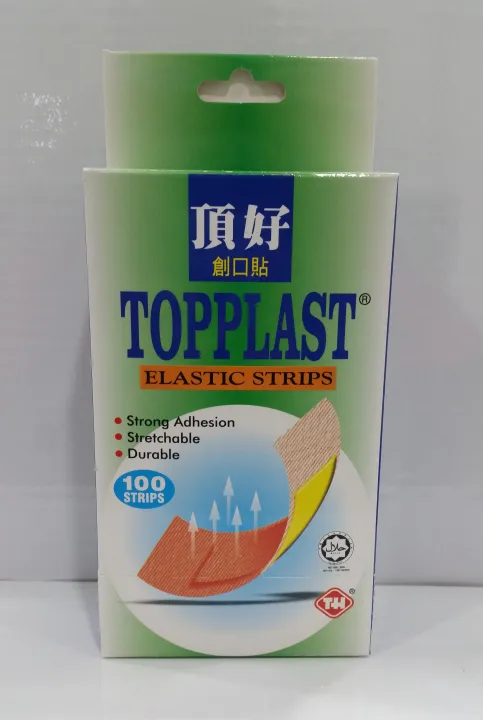 Topplast Elastic Strips Plaster 100s Lazada 5042