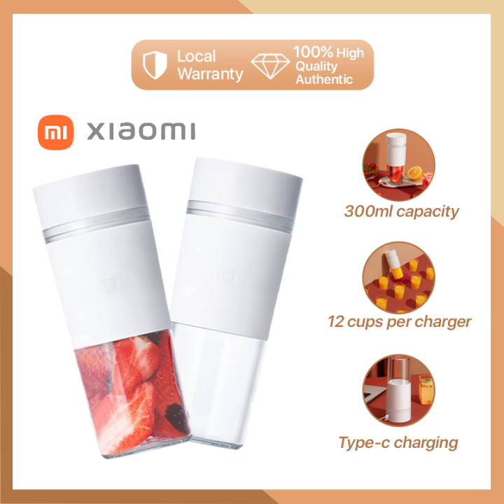 Xiaomi Portable Juicer Cup Rechargeable Fruit Blender MJZZB01PL 300ML ...