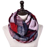 [A Like]ผ้าพันคอผู้หญิงน้ำหนักเบาพร้อมศิลปินพิมพ์ Foulard Femme 180X90 Cm