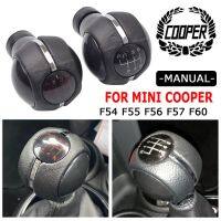 ‘；。【； Black Leather+ABC 6 Speed Manual Gear Shift Stick Knob Fit For Mini Cooper F54 F55 F56 F57 F60 Gear Shift Knob