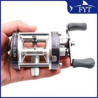 ZZOOI New All Metal Body 3+1 Ball Bearings 8kg Max Drag Cast Drum Baitcasting Reel Super Light Saltwater Fishing Reel CL50 Drum Wheel