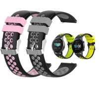 ✚♞☑ For UMIDIGI Watch Strap Double Color Silicone Band Uwatch 2S 3S Urun S Uwatch2 Wriststrap Bracelet Replace Watchband