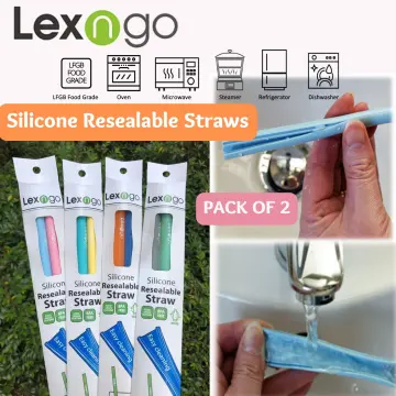Lexngo Resealable Animal Straws