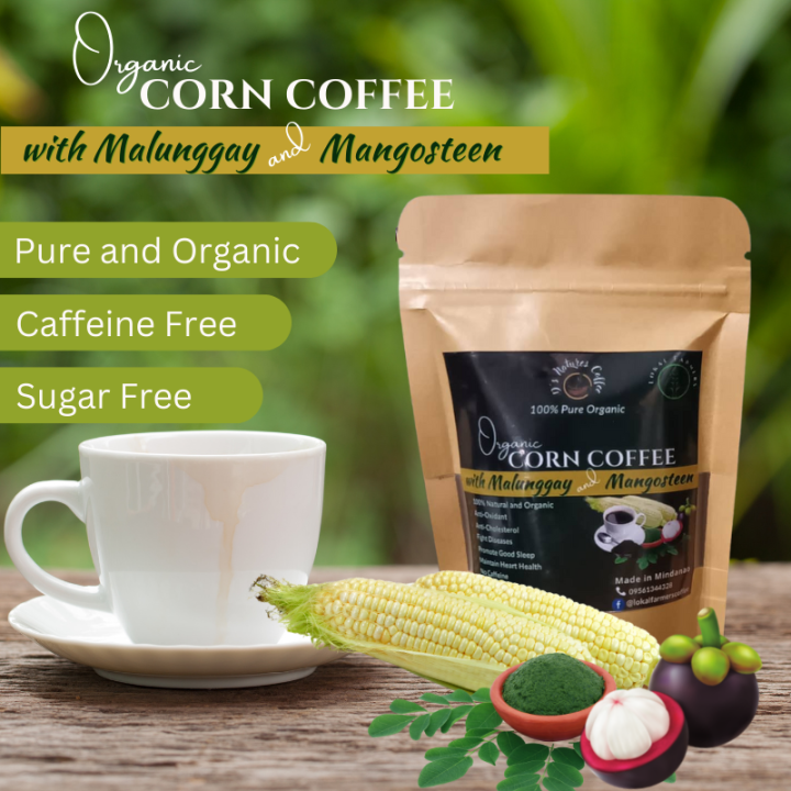 Corn Coffee with Malunggay and Mangosteen buy1 take 1 Lazada PH