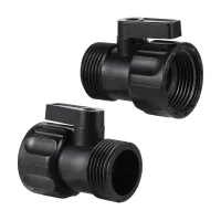 3/4 inch male and female threaded connector block switch homebrew pipe fittings plastic garden tools