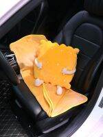 [COD] Car pillow quilt dual-use cartoon car sleeping plush warm air-conditioning winter