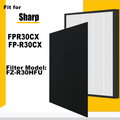 True Hepa Deodorizing Replacement Filter FZ-R30HFU เหมาะสำหรับ Sharp FPR30CX FP-R30CX เครื่องฟอกอากาศ