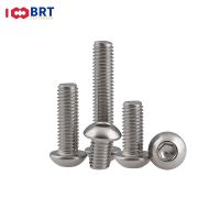 【cw】 M12 M16 304 A2-70 ISO7380 Round Hexagon Screw Socket