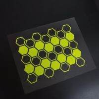 QB-22รูปลอกรังผึ้งสะท้อนแสงกันน้ำปรับเปลี่ยน Stiker Motor