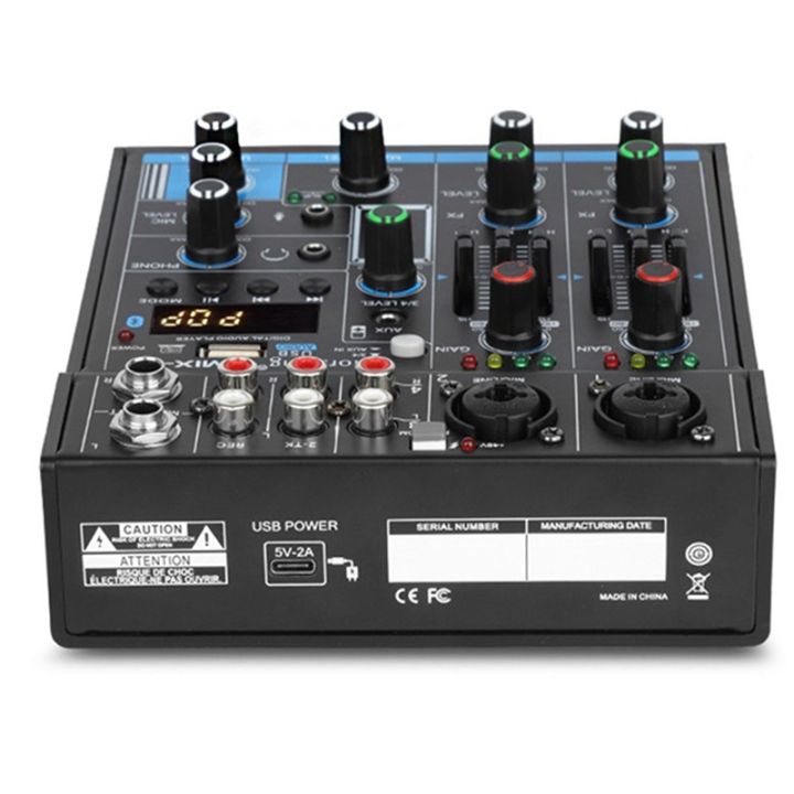 4-channel-bluetooth-audio-mixer-sound-card-audio-dj-16-digital-effects-noise-reduction-console-usb-recording