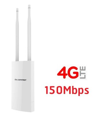 4G CPE High Speed Outdoor Wireless Router รองรับ 3G,4G ทุกเครื่อข่าย ใช้งานได้สูงสุด 90 อุปกรณ์ ขึ้นไป