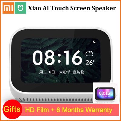 Xiaomi mi xiao ai ลําโพงหน้าจอสัมผัส lx 04 XIAOMI Xiao AI Touch Screen Speaker LX04 Xiaoai AI Touch Screen Speakers Bluetooth 5.0 Digital Display Alarm Clock WiFi Video Control Smart Speaker dd