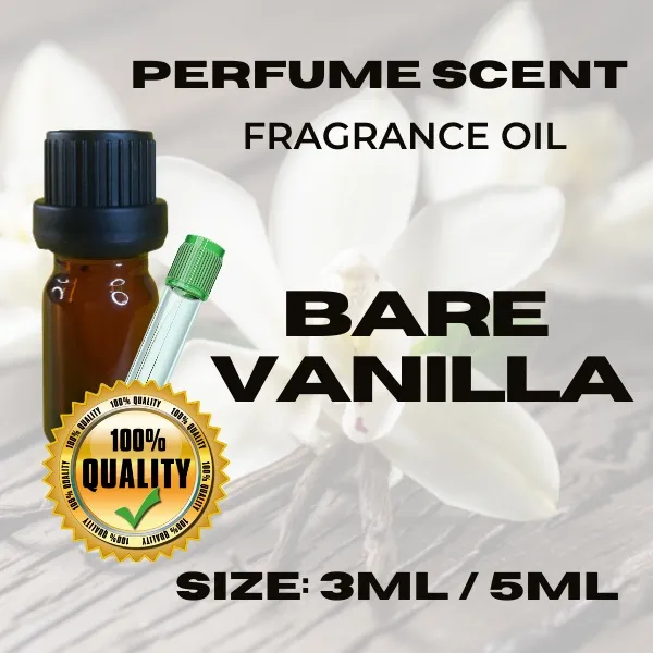 3ml / 5ml Bare Vanilla Fragrance Oils For Perfume Making For Women