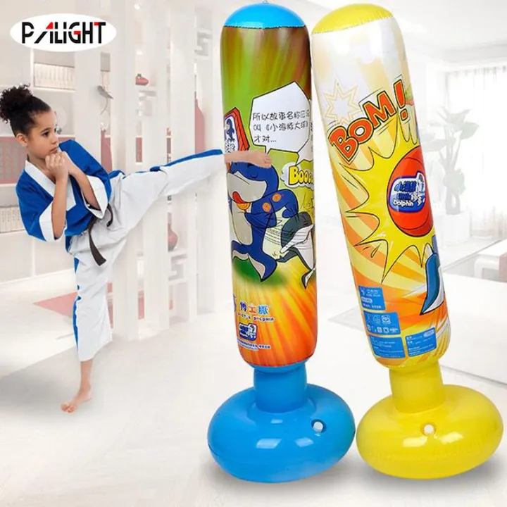 PAlight 1.25M Inflatable Punching Bags Bodybuilding Gift Boxing Column ...
