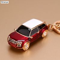 Hot sale Crystal Car Key Chain New metal Varied Key Holder Fashion Bag Charm Accessories Rhinestones Lovely Keychain K1724 Key Chains