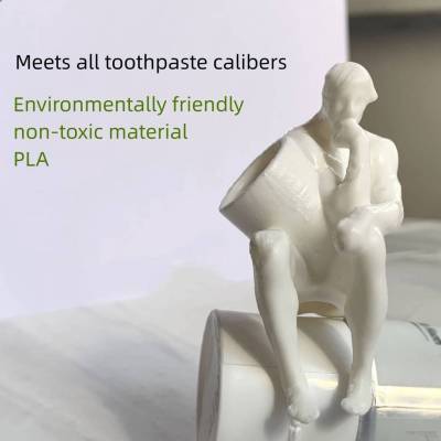 Ellen Thinker pooper บีบยาสีฟัน สร้างสรรค์ 3D พิมพ์ยาสีฟัน หัวยาสีฟัน แคป เล่นตลก ของเล่น