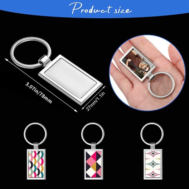 12-pieces-sublimation-blank-keychain-rectangle-metal-heat-transfer-keychain-blank-key-rings-for-diy-crafts-supplies