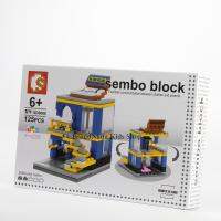 ProudNada Toys ของเล่นเด็กชุดตัวต่อเลโก้ร้านค้า S SEMBO BLOCK 125 PCS SD6066