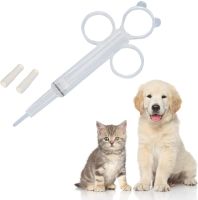 ◆◊☫ Pets Feed Solid Pills Gun Pet Pill Dispenser Dog Pill Dispenser Cat Pill Shooter Tablet Soft Tip Syringe Pet Medical Feeding