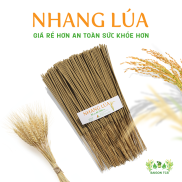 Wheat incense-less smoke, gentle smell neutral. Used in cold room sealed