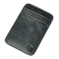 Genuine Leather Credit Card Holder Slim bank id card Case top quality leather Cardprotector pass holder bancaire Card Holders