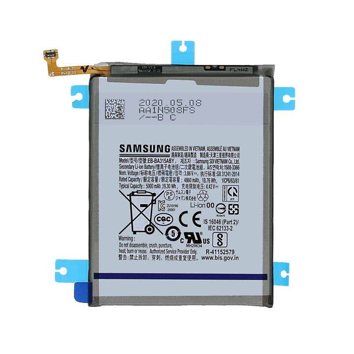 samsung a32 5g battery mah