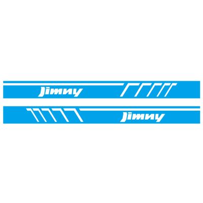 2PCS Car Both Door Side Skirt Stickers For Suzuki Jimny Auto Stripe Vinyl Film PVC Decals Automobiles Decoration Car Accessories