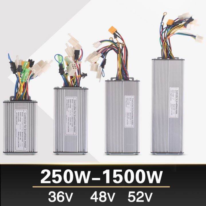 Electric Bike Controller 36V 48V Ebike Sensorless Controller 250W 350W