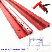 100/800mm Chute Aluminium T Tracks Model 45 T Slot and Standard Miter Stop Woodworking Tool for Workbench Router Table