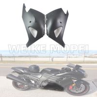 สีดำด้านสำหรับ Kawasaki Ninja ZX14R ZZR1400 ZX1400 ZX14แผงแฟริ่งฝาครอบด้านข้างสีดำด้าน2006-2022