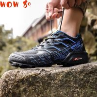 Outdoor Waterproof Trail Running Shoes Men Sneakers Non Slip Man Sports Shoes Off Road Multifunction Traveling Footwear