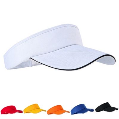 หมวกหมวกมีกระบังครีมกันแดดสตรี Uiy-03หมวกสำหรับผู้ชายปรับหมวกแก๊ปฝ้ายสแน๊ปแบคได้สำหรับใส่วิ่งเทนนิสกอล์ฟได้ทั้งชายและหญิง
