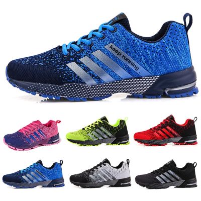 Men Running Shoes Breathable Outdoor Walking Sports Shoes Lightweight Sneakers for Men Comfortable Athletic Training Footwear