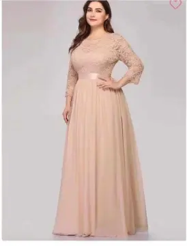 PEACH COLOR BRIDAL ENTOURAGE BRIDESMAIDS FORMAL DRESS GOWNS FOR WEDDING  PANG ABAY