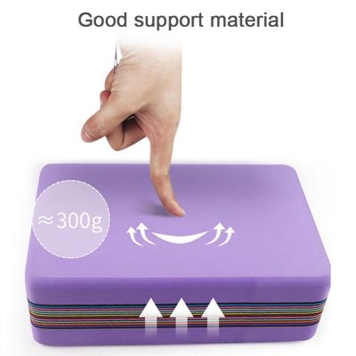 High density Anti cracking TPE Foam Pilates Yoga Block Brick Fitness Workout Slimming Stretching Aid Body Shaping Yoga Pillow