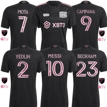 10 messi ）2023-24 Inter Miami CF Away Black Thailand Soccer