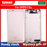 Salmatt ปลอกหุ้มด้านหลังสำหรับ OPPO F1s/A1601ปลอกหุ้มด้านหลังพร้อม OPPO F1s สติกเกอร์กาวสำหรับที่เปลี่ยนฝาครอบ OPPO F1s เคสสำหรับ OPPO