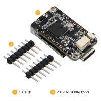 T-Qt Esp32-S3 V1.0 Gc9107 0.85นิ้วบอร์ดพัฒนาโมดูลจอแสดงผลชนิด Lcd บลูทูธ Wi-Fi สีเต็มหน้าจอ Ips 128*128