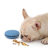 【YF】❍  Dog Interactive Rubber Balls for Small Large Dogs Chewing Cleaning Indestructible Food