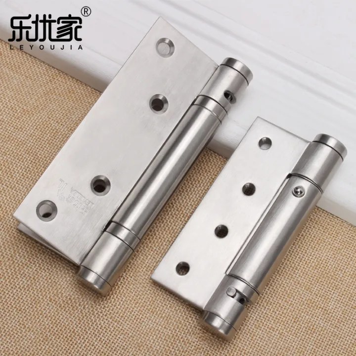 Youjia 4inch stainless steel door positioning hinge with door closer