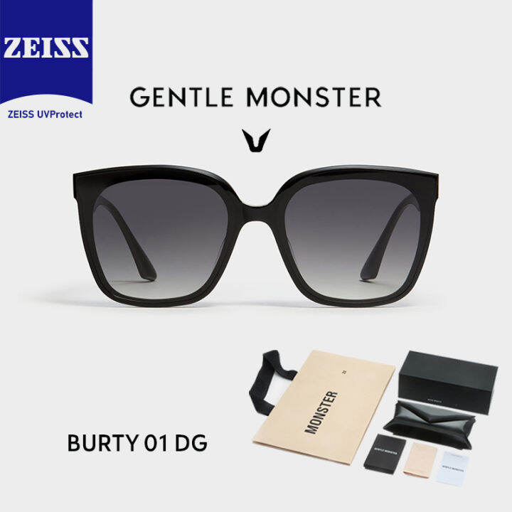 GENTLE MONSTER ZEISS LENS BURTY 01(DG) SUNGLASSES FOR MEN / WOMEN WITH