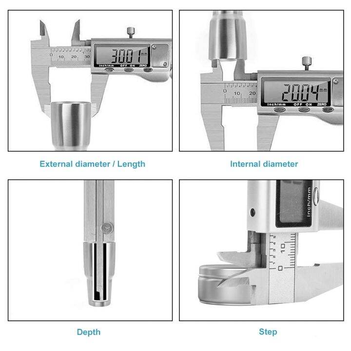 เครื่องวัดความกว้างดิจิตอลที่เก็บดิจิตอลเครื่องสอบเทียบเครื่องวัดระยะเวอร์เนีย200มม-สแตนเลสมืออาชีพเครื่องมือวัด