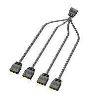 Argh 5V 3PIN อะแดปเตอร์สายพ่วง,ไฟ LED 33ซม. สำหรับ PC Strip Sync- Cable